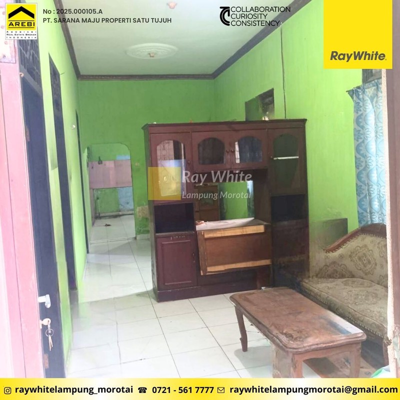 Dijual Rumah yang berlokasi di JL. Kha Dahlan, Teluk Betung Utara, Bandar Lampung