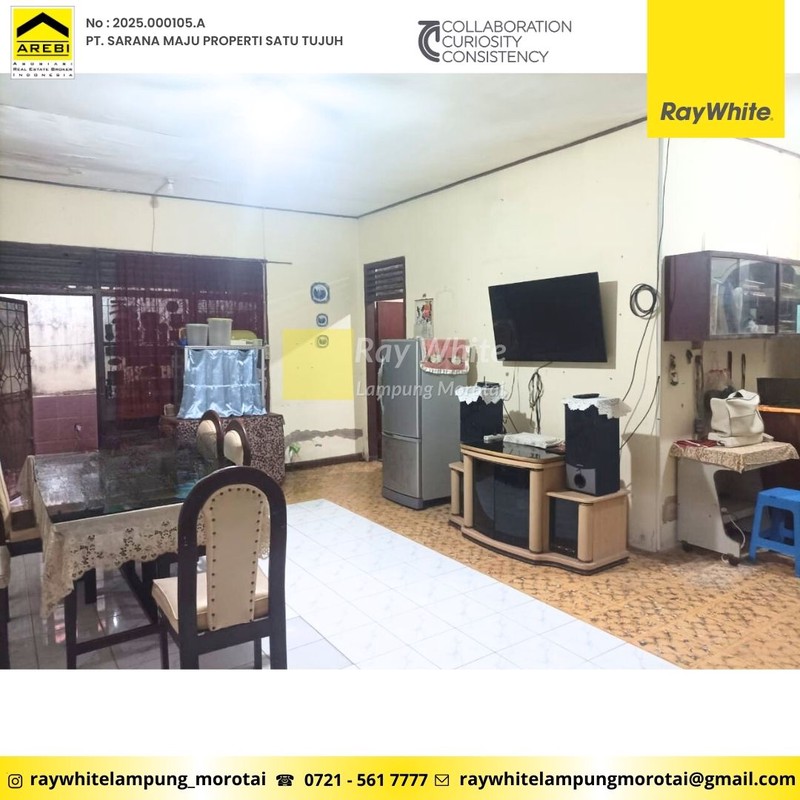 Dijual Murah Nego Rumah + Kontrakan / Kost an 5 Pintu yang berlokasi di JL. PU - Pagar Alam, Kedaton, Kota Bandar Lampung