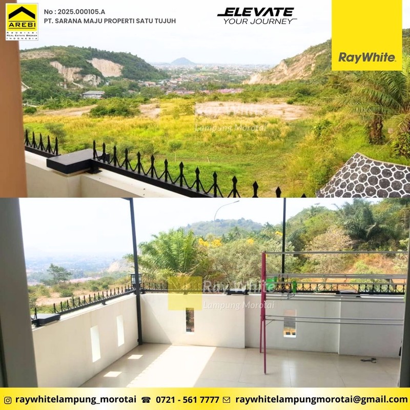 Dijual Rumah Mewah View Laut 3 Lantai Lokasi di Perum. Bukit Alam Surya, Kedamaian, Bandar Lampung