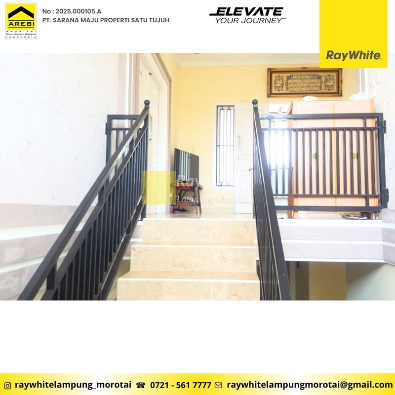 Dijual Rumah Mewah View Laut 3 Lantai Lokasi di Perum. Bukit Alam Surya, Kedamaian, Bandar Lampung