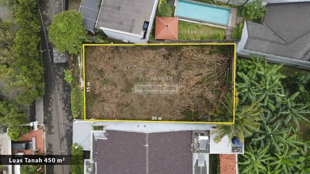 Tanah Kavling Strategis di Cinere Bebas Banjir dekat ke Tol