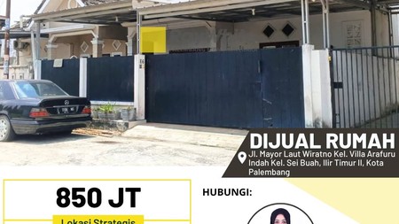 Dijual Rumah arah Pusri Palembang 