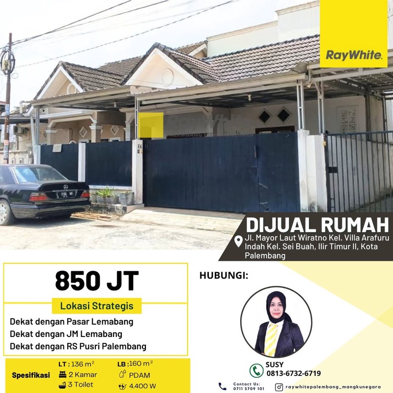 Dijual Rumah arah Pusri Palembang 
