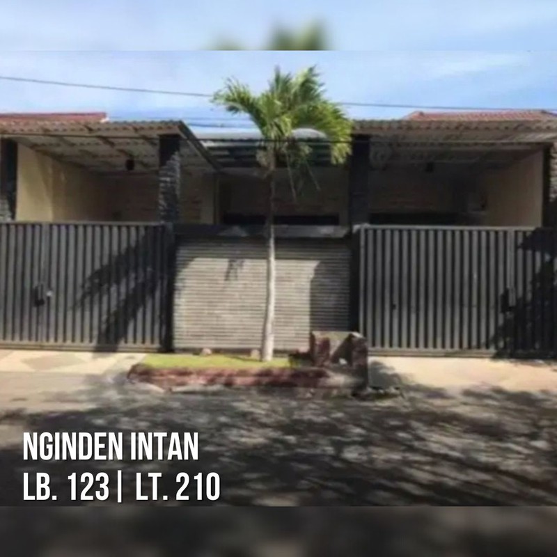 Rumah SHM Nginden Intan Surabaya LT 210 m²
