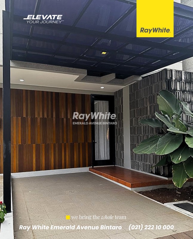 Unit Langka!! Rumah Fully Furnished Hook di Discovery Altezza Bintaro Jaya