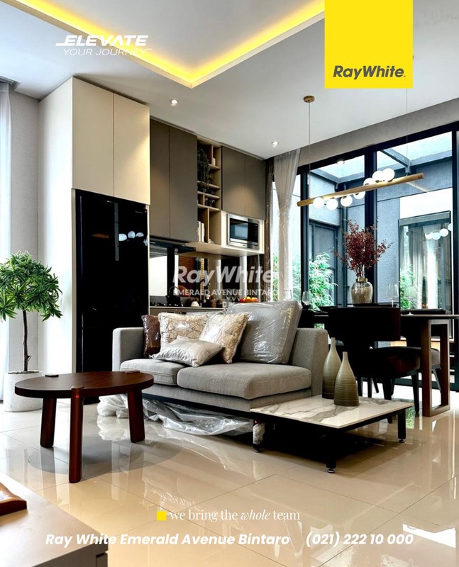 Unit Langka!! Rumah Fully Furnished Hook di Discovery Altezza Bintaro Jaya