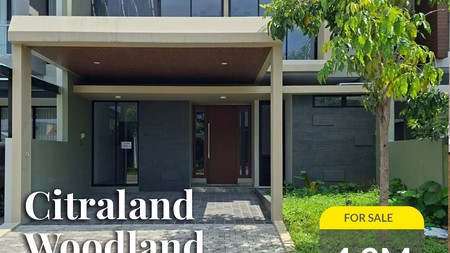 Rumah Dijual Baru Citraland Woodland Surabaya Barat
