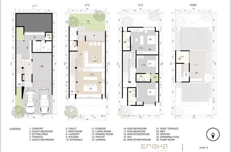 Sraya Residence - Simatupang Perumahan Mewah berlokasi di Jakarta Selatan. Dirancang dengan Estetika Modern yang Asri.