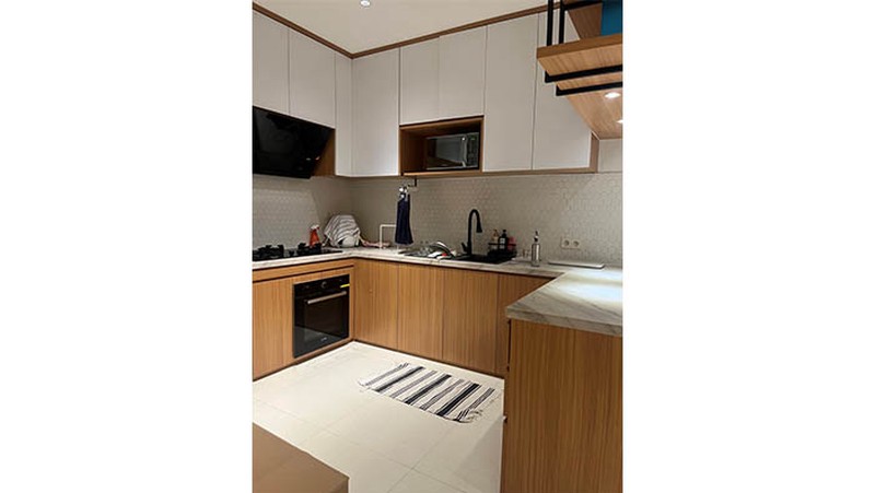 Rumah Taman Tirta, Sunter, sudah tinggi dari jalan