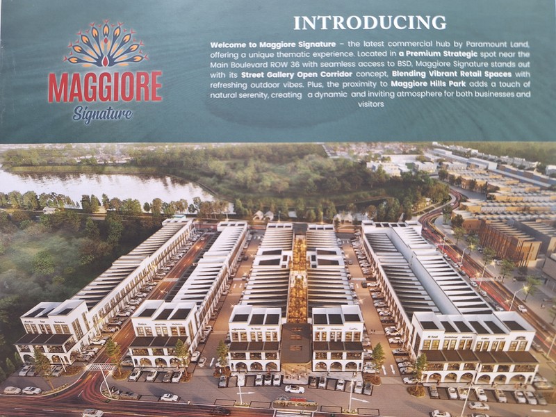 Jual Cepat Asal Balik Modal Ruko Alfresco 2 Muka, Maggiore Signature Gading Serpong Tangerang Banten