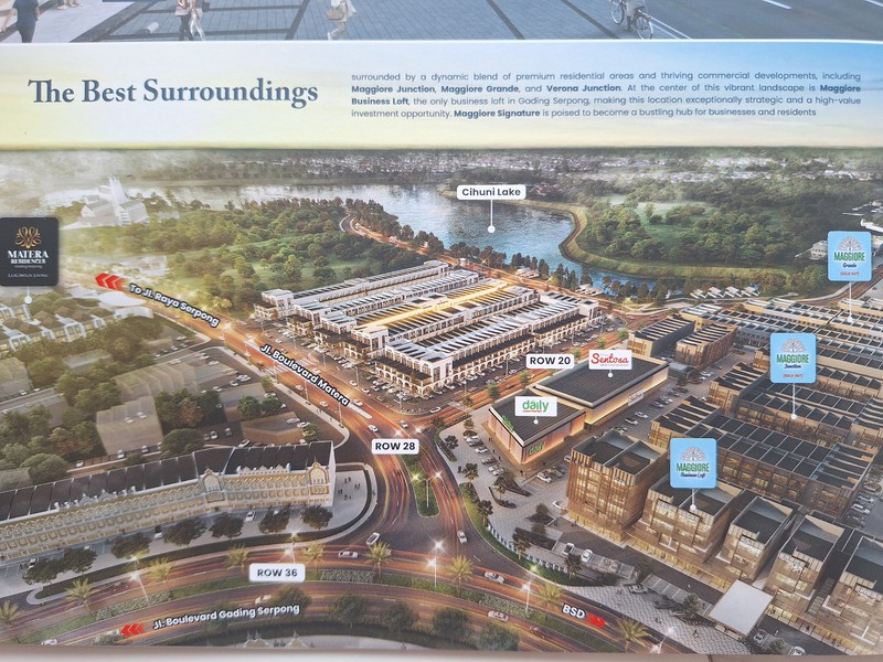 Jual Cepat Asal Balik Modal Ruko Alfresco 2 Muka, Maggiore Signature Gading Serpong Tangerang Banten