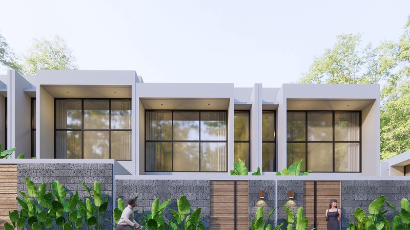 For Sale Leasehold - Private Estate townhouses complex in ideally located booming Bumbak - Umalas / 2