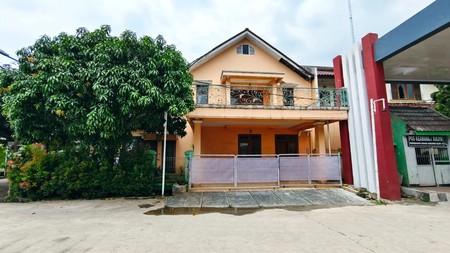 Rumah Hoek Sudut Depan Taman Graha Harapan Bumyagara Mustika Jaya Kota Bekasi