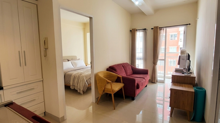 Dijual Unit 2 Bedroom Full-Furnished Apartemen Taman Melati Margonda