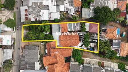 Dijual Tanah Strategis Luas 939 M2 Bonus 3 Bangunan Dekat Stasiun Lrt Harjamukti Depok