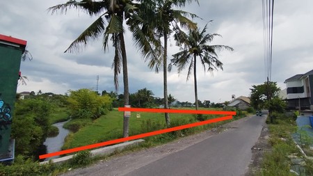 Tanah Luas 1.362 meter Cocok untuk Rumah, Villa, atau Kos di Area Kasian, Bantul, Yogyakarta