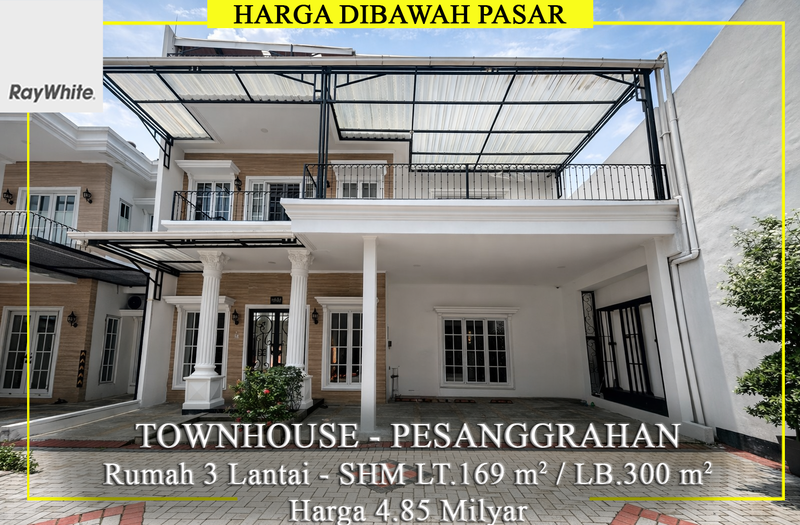 FOR SALE Murah Dibawah Harga Pasar Rumah Bagus 3 Lantai Townhouse The Royal Pesanggrahan Jakarta Selatan
