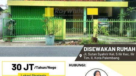 DISEWAKAN RUMAH MURAH SIAP HUNI BERLOKASI STRATEGIS