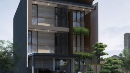 Jual Rumah Modern Tropical Design South Emerald Mansion Citraland Surabaya Barat