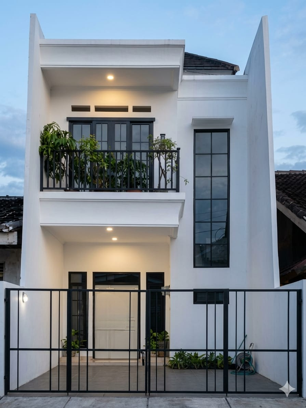 Dijual Rumah Keren 2 Lantai,  Grand New Design, High Material,  di Kompleks Megapolitan, Cinere, Depok. 