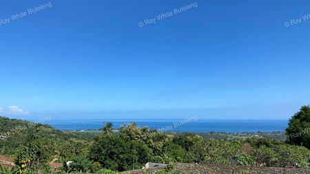 Panoramic Ocean View Land in Kayu Putih - Perfect for Your Villa Retreat