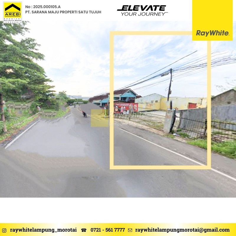 DI JUAL TANAH VIEW LAUT JALAN GATOT SUBROTO GARUNTANG BANDAR LAMPUNG 