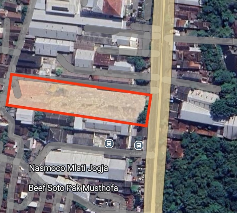 Investasi Skala Besar Tanah Luas dengan Lebar Depan 40 Meter di Jalur Utama Jogja-Magelang, Sendangadi, Mlati, Sleman