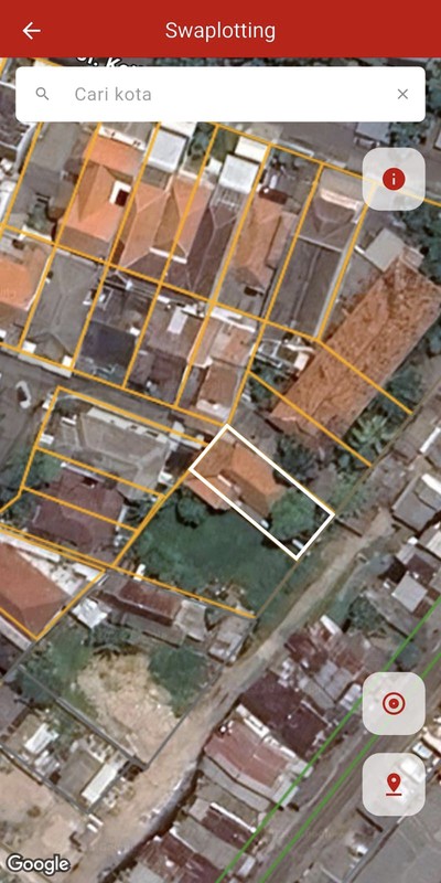 2036. Rumah itung tanah Ketintang Selatan II Jambangan Surabaya