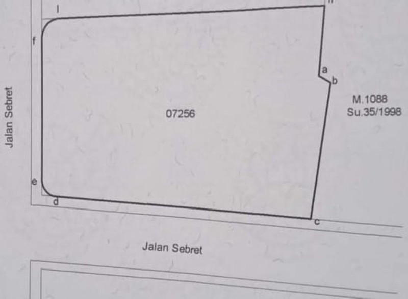 Rumah Hitung Tanah Dalam Komplek Pertanian Jati Padang