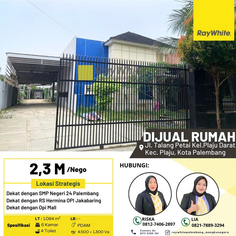 RUMAH JUAL PALEMBANG KOTA 