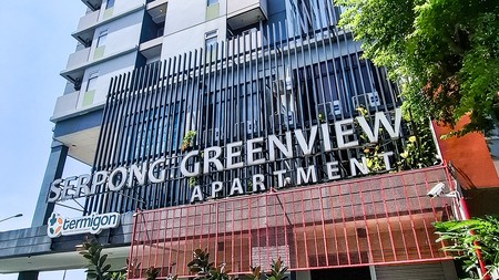 2 ruko gandeng strategis di tower Cottonwood Apt serpong green view Tangerang Selatan Banten full furnished cocok untuk usaha F&B