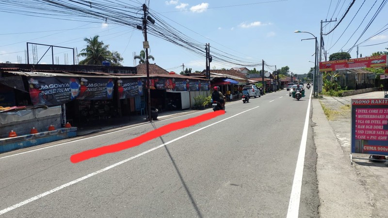Tanah Strategis Pinggir Jalan Gito Gati Sleman Luas 141 Meter Persegi, Hanya Selangkah ke SCH