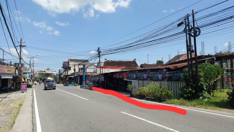 Tanah Strategis Pinggir Jalan Gito Gati Sleman Luas 141 Meter Persegi, Hanya Selangkah ke SCH