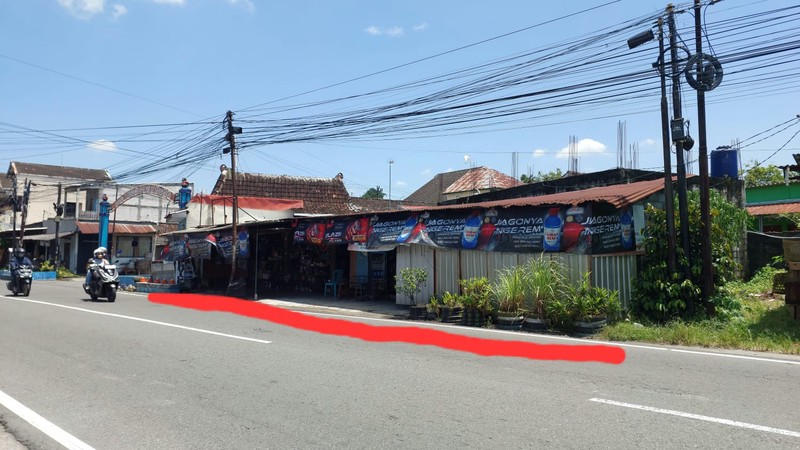 Tanah Strategis Pinggir Jalan Gito Gati Sleman Luas 141 Meter Persegi, Hanya Selangkah ke SCH