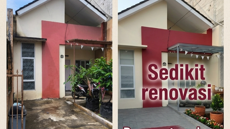 Rumah di Villa Mocara Ciomas, Selangkah dengan Pos satpam dan Indomaret. Cuma 10 menit dari BTM