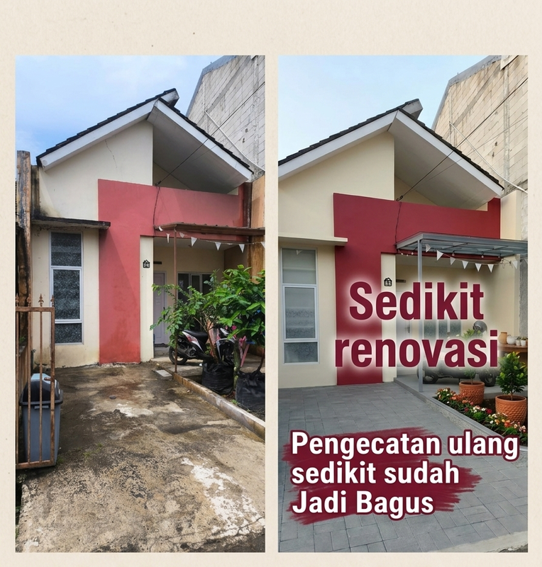 Rumah di Villa Mocara Ciomas, Selangkah dengan Pos satpam dan Indomaret. Cuma 10 menit dari BTM