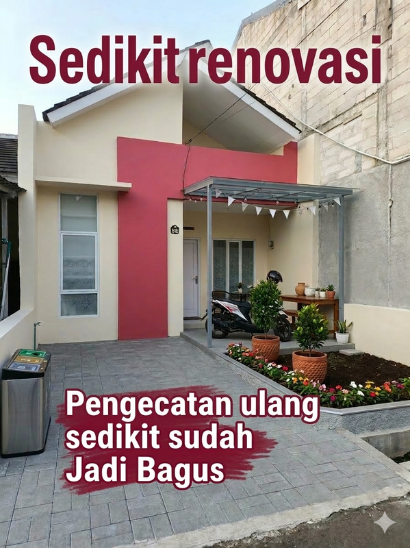 Rumah di Villa Mocara Ciomas, Selangkah dengan Pos satpam dan Indomaret. Cuma 10 menit dari BTM