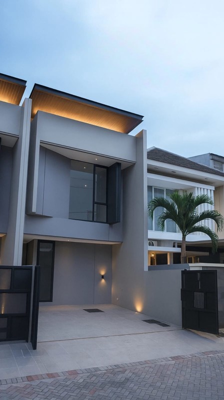 Dijual Rumah BARU Modern 2 Lantai Surabaya Timur Jl. Sutorejo Prima Indah Utara