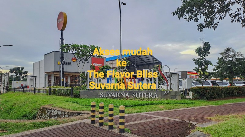 Tanah di Badak Anom, Sindang Jaya, akses ke Suvarna Sutera Cikupa