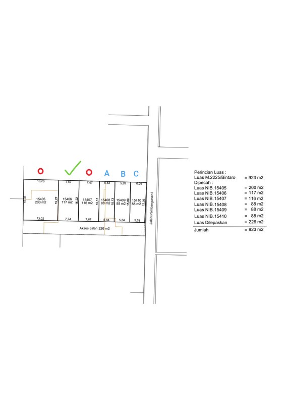 Kavling Super Cakep  Hanya Sisa 1 Unit Saja Dalam Cluster Sebelah Tol Veteran Jakarta Selatan