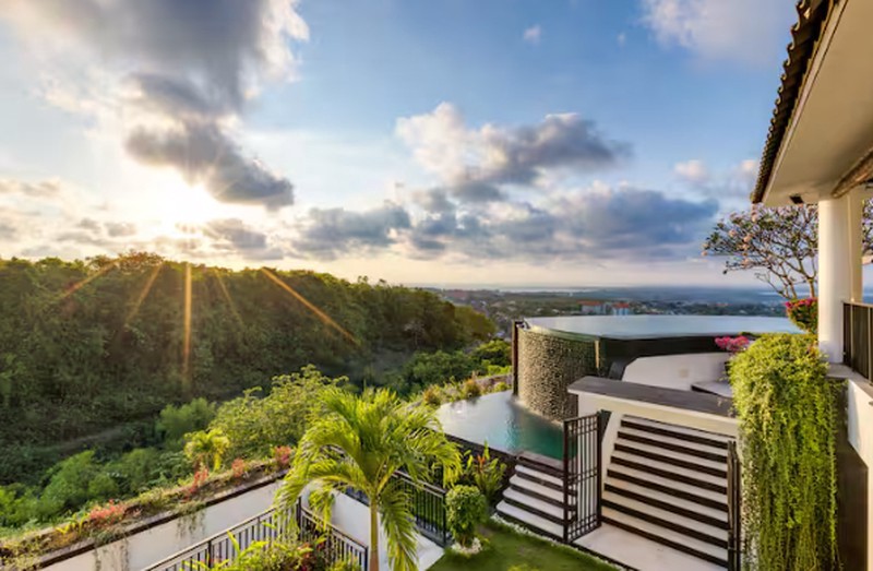 For Sale Freehold - Villa with beautiful view in Jimbaran Bali