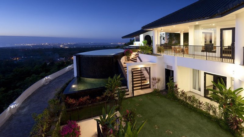 For Sale Freehold - Villa with beautiful view in Jimbaran Bali