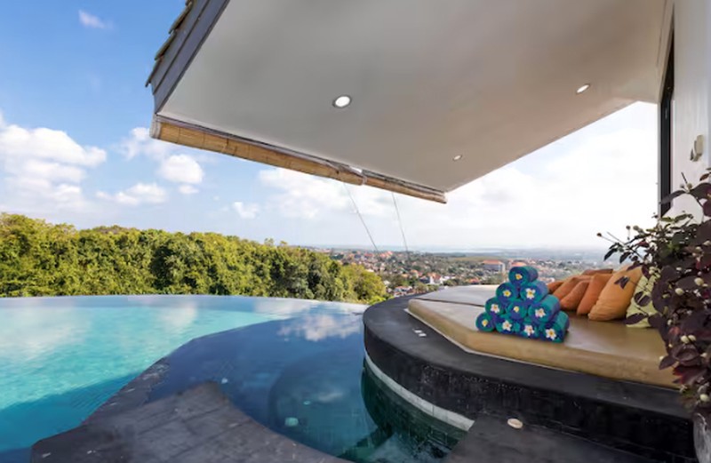 For Sale Freehold - Villa with beautiful view in Jimbaran Bali