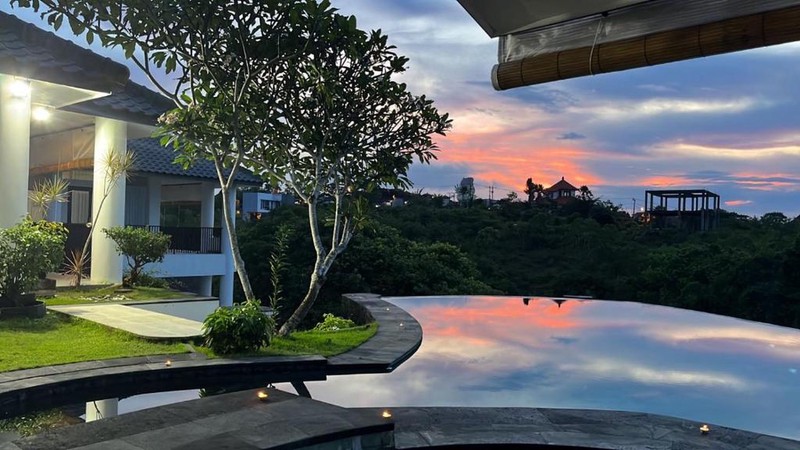 For Sale Freehold - Villa with beautiful view in Jimbaran Bali