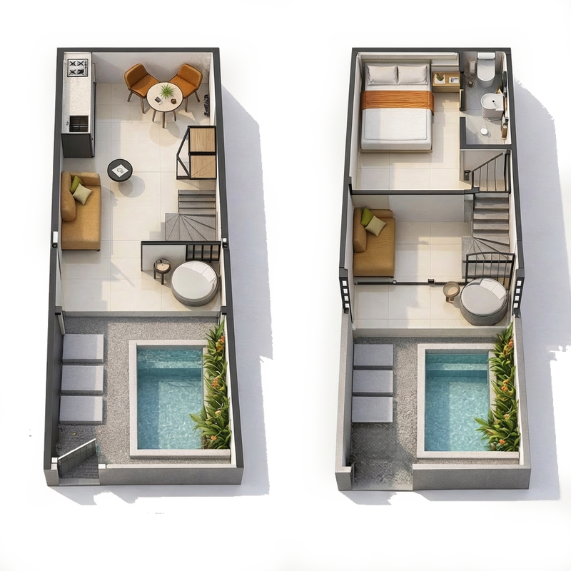 Comercial Leasehold  Unit Villa In Tumbak Bayuh Canggu Bali