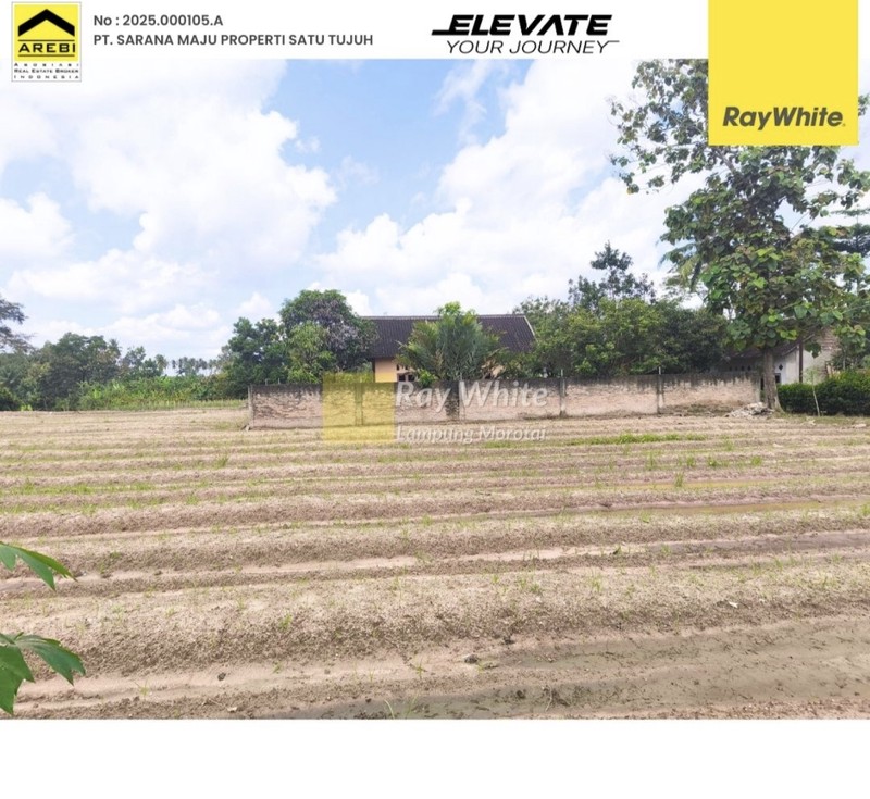 Tanah dijual lokasi Natar dekat akses Tol Natar 