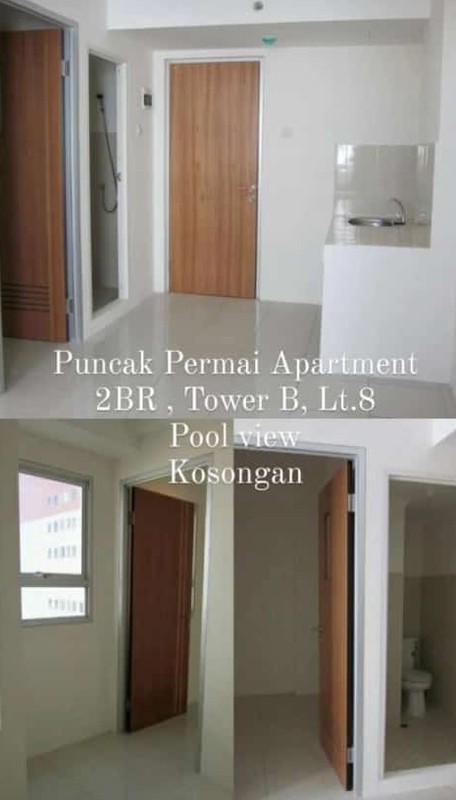 Jual Unit Apartemen Puncak Permai Tower B View Pool Surabaya Barat