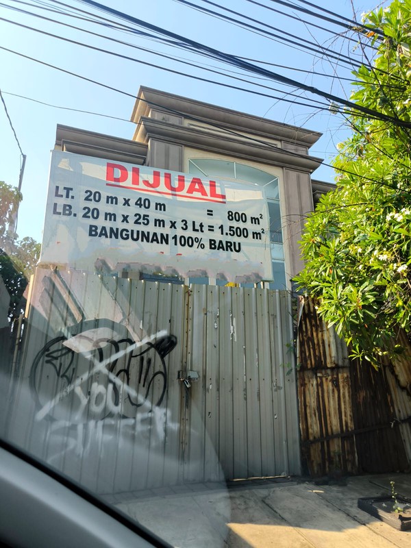 Dijual 800 m2 Gedung Raya Jemursari Surabaya Timur - Gedung Baru Gress 3 Lantai Hadap Nol Jalan Raya Bonus Unit Lift ,Unit Ac, Lampu, Parkiran Mobil Luas Komersial Area cocok buat segala Usaha, Bank, 