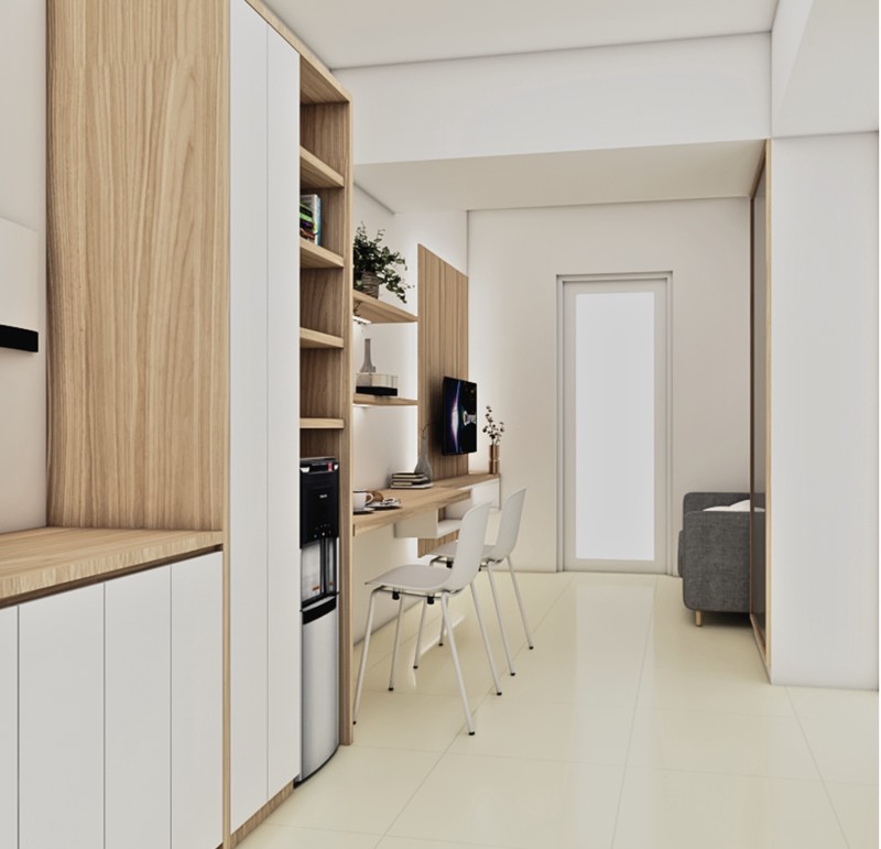 Apartemen Sherwood Residence 1 kamar 61 m2 view pool