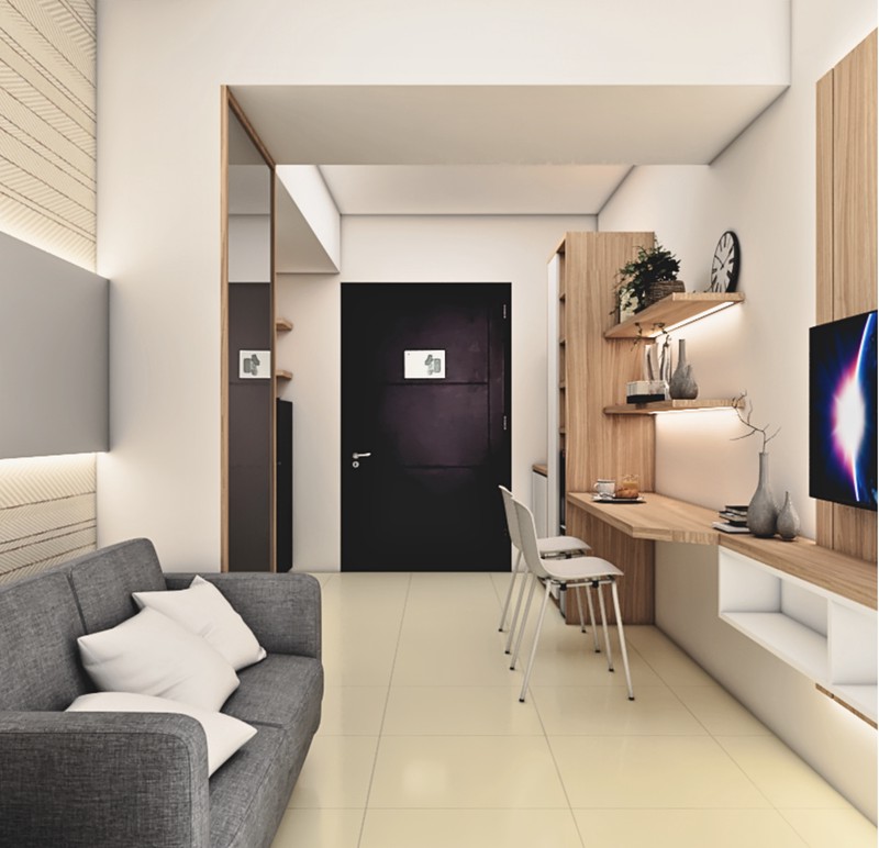 Apartemen Sherwood Residence 1 kamar 61 m2 view pool